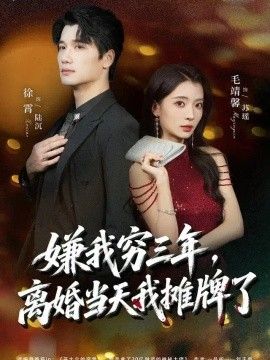 嫌我穷三年，离婚当天我摊牌了的封面图