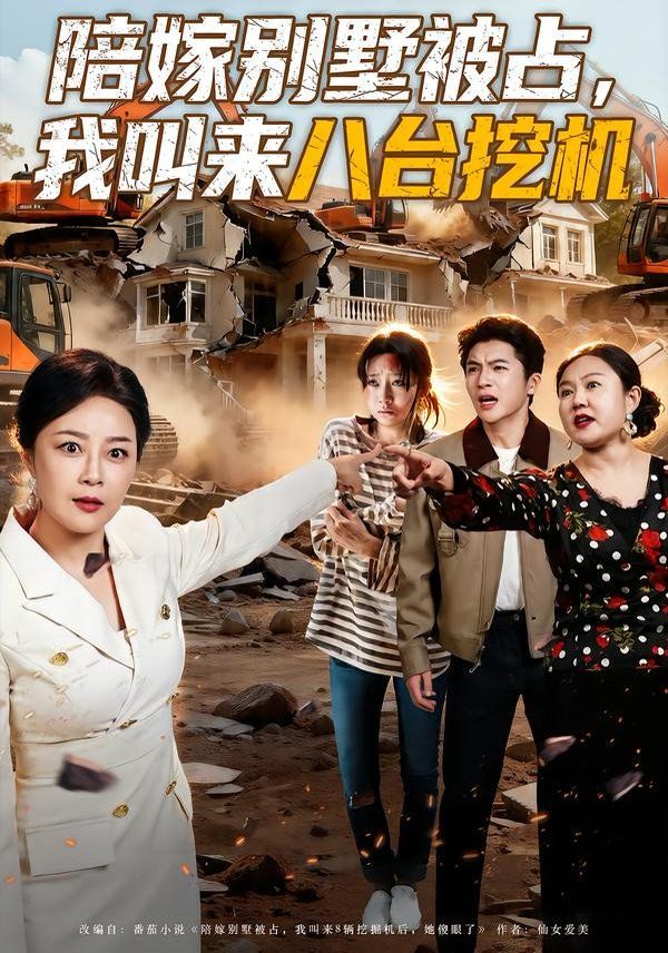 陪嫁别墅被占，我叫来八台挖机